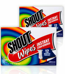 shout wipes