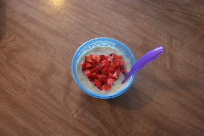 Valentine's day oatmeal