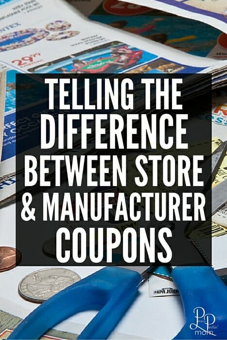 Simple explanation on the difference between store and manufacturer's coupons