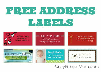 Free address labels from shutterfly