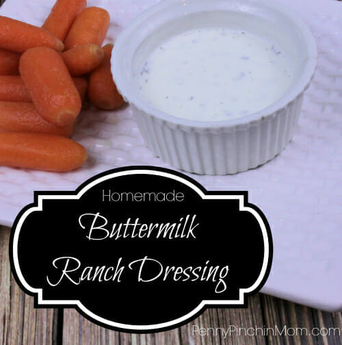 Forget the store bought variety....make your OWN Buttermilk Ranch at home! 