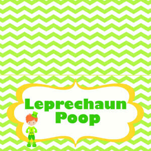 Leprechaun Poop printable