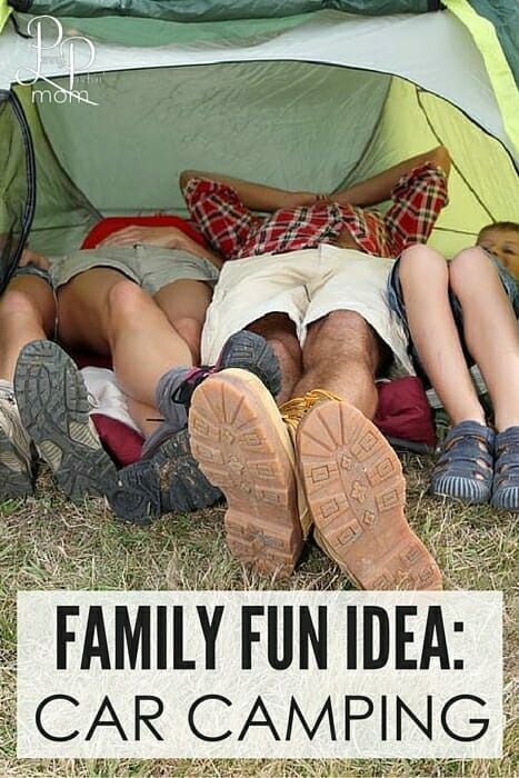 Summer Vacation Idea:  Car Camping with Kids!