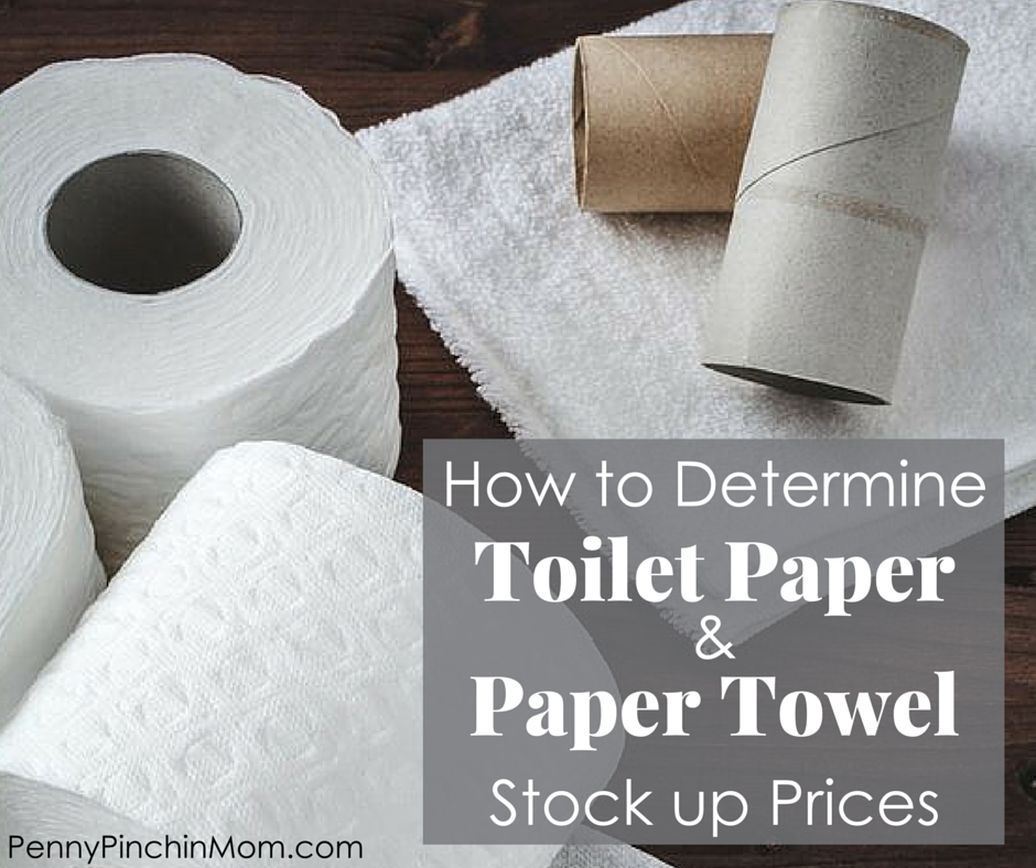 Determine Toilet Paper and Paper Towel Stock Up Prices