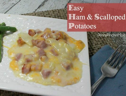 This ham and scalloped potatoes recipe is the best one I've ever made!  No more burnt or uncooked potatoes.  It comes out perfectly.  Every. Single. Time.