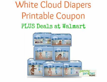 White Cloud Diapers printable coupon | www.pennypinchinmom.com