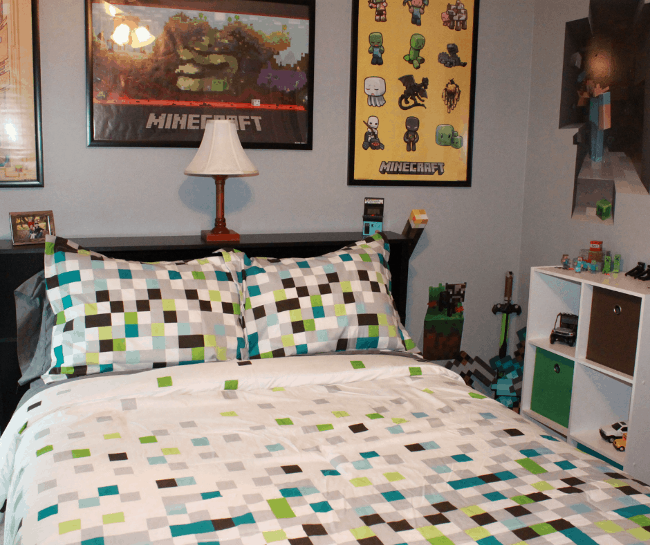 Create A Minecraft Bedroom For Your Child On A Budget