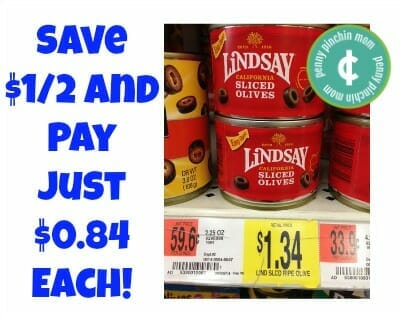 Lindsay Olives Coupon + Walmart Deal  www.pennypinchinmom.com #coupons