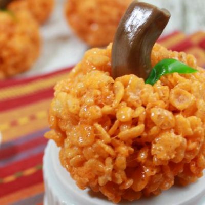Pumpkin Rice Krispie Treats Recipe