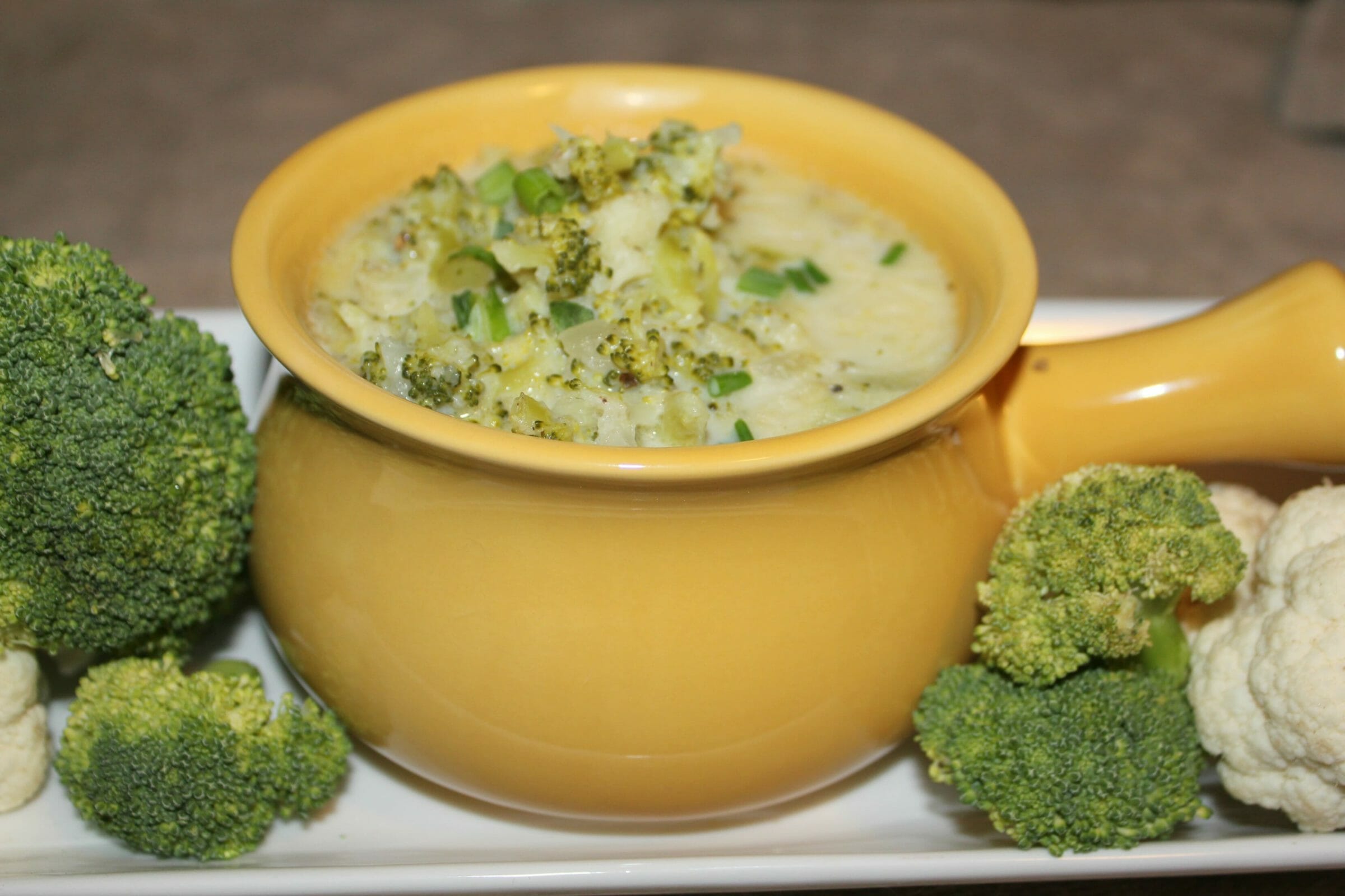 Cream of Broccoli and Cauliflower Soup Recipe