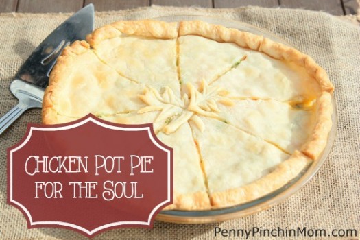 Nothing says love better than homemade Chicken Pot Pie! Download this recipe for Chicken Pot Pie for the Soul
