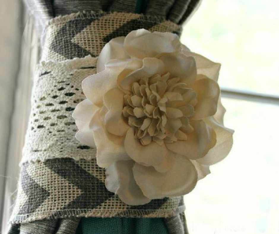 Curtain Tie Back Diy Project Just 15 Minutes To Create