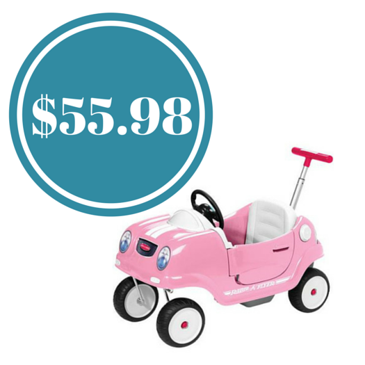radio flyer steer and stroll pink