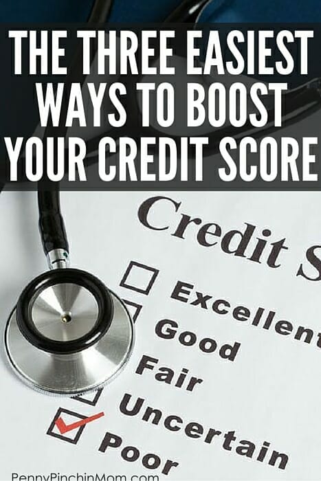 The Three EASIEST ways to improve your credit score