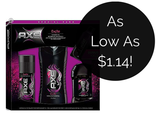 This week you can save with great coupons for Axe gift sets, hair care or body wash! Get them for as low as $1.14!