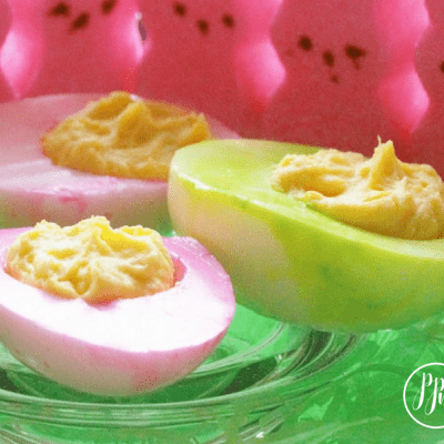 Easter Deviled Eggs