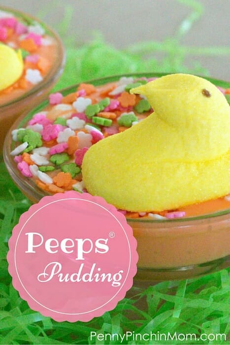 Love Peeps? Find out how easy it is to make Marshmallow Peeps Pudding!