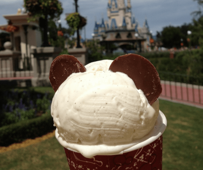 How to save money on Food at Disney - Disney Ice Cream Treat