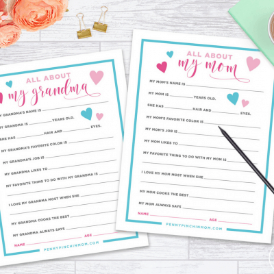 All About My Mom – Mother’s Day Printable