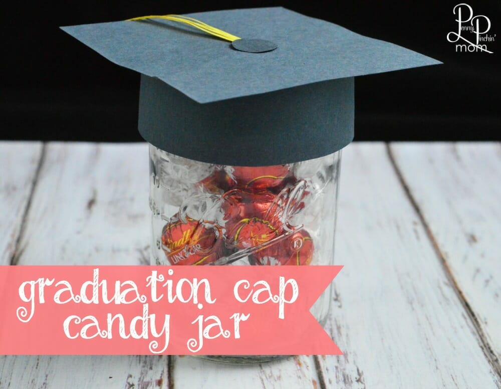 DIY Graduation Cap Candy Jar