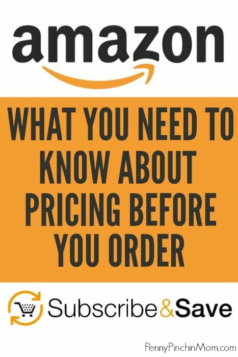 Amazon subscribe & save is awesome - but this is one thing I did not KNOW about prices!!