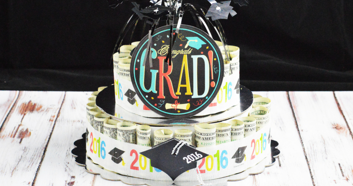 How to Make a Money Cake for Graduation, Weddings and More!