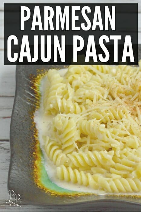 Parmesan Cajun Pasta - super easy dinner idea!