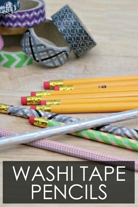 Back to School Hack!  Transform your pencils with Washi Tape!!