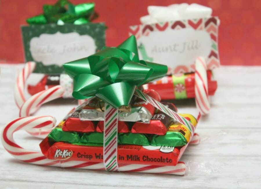 Candy Sled DIY Gift Idea (or Placecard Holder) Tutorial
