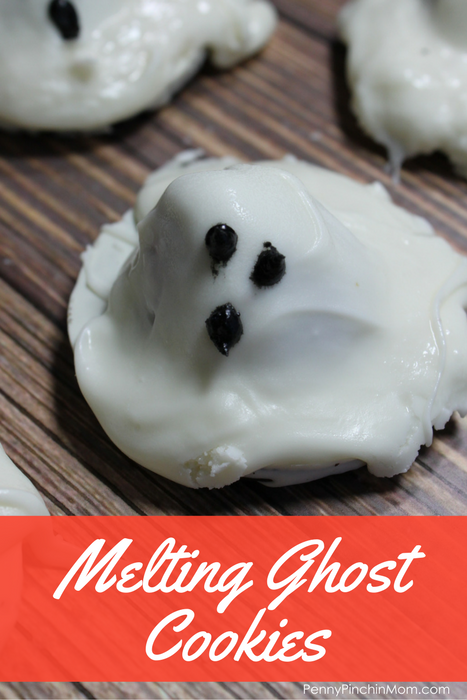 melting ghost cookies
