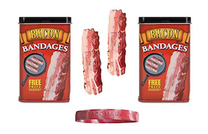 bacon bandaids white elephant exchange gift ideas