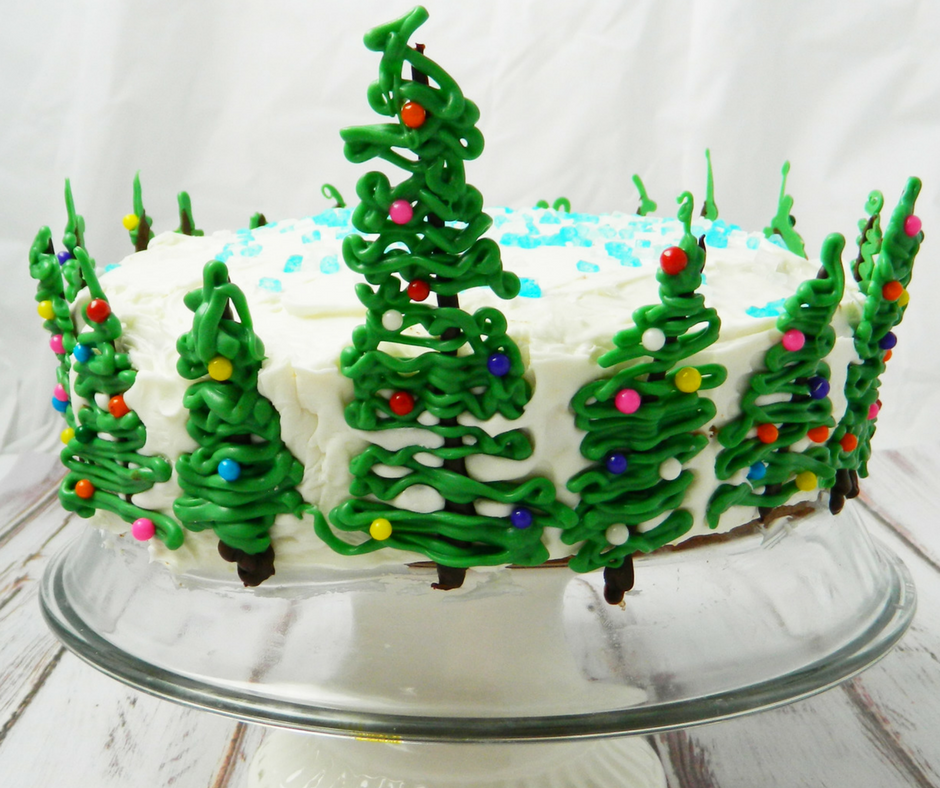 Easy Christmas Tree Cake - Impress Your Guests!!