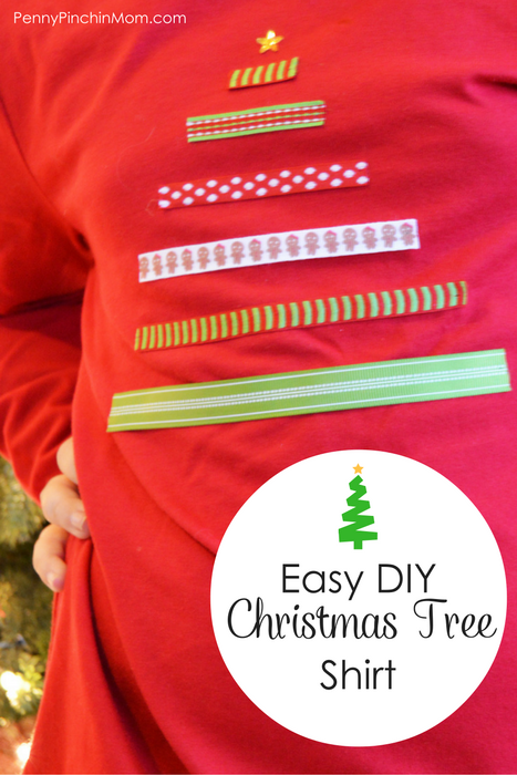 DIY Easy Christmas Tree Shirt - Make In Just Minutes