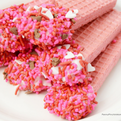 Easy Valentine Cookie Wafers
