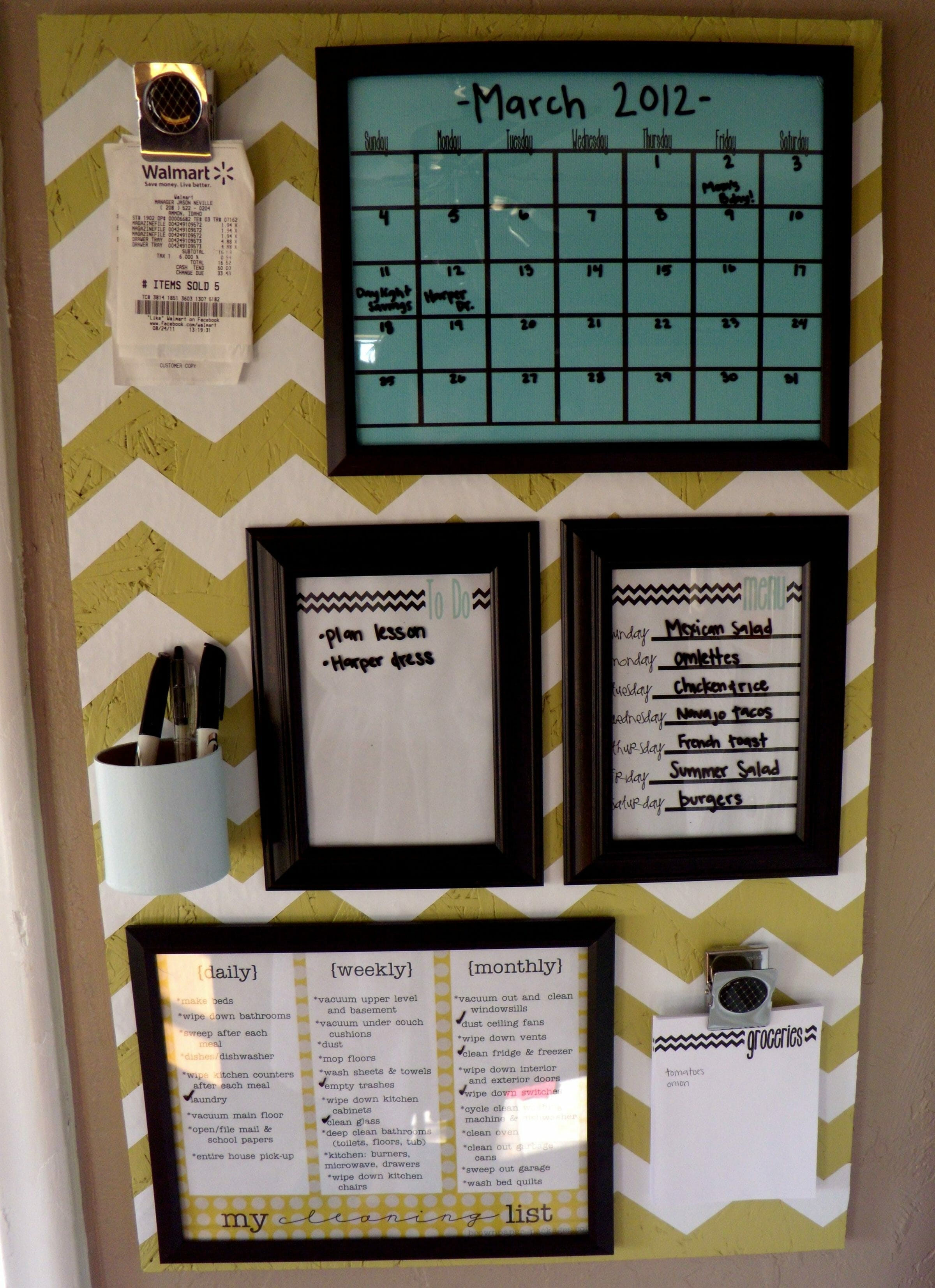 command center organizing ideas