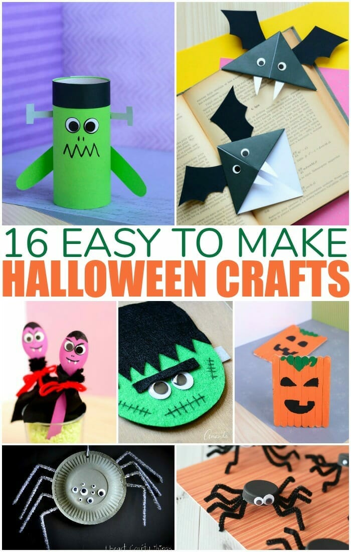  Halloween  Crafts  Kids Can Make at School Parties