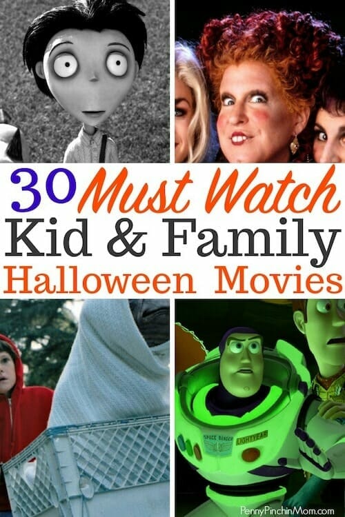 A list of the BEST Halloween movies for kids and families to watch this year! You'll want to watch these fun movies again and again - even long after Halloween is over. #Halloween #halloweenmovies #kids #parenting #moviesforkids #familyfunnight #thingstodoasfamily #familynight #PPM