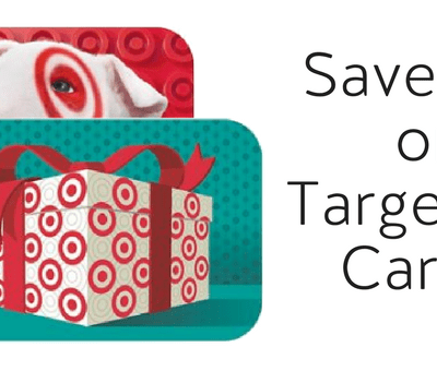 Save 10% on Target Gift Cards on December 3rd!