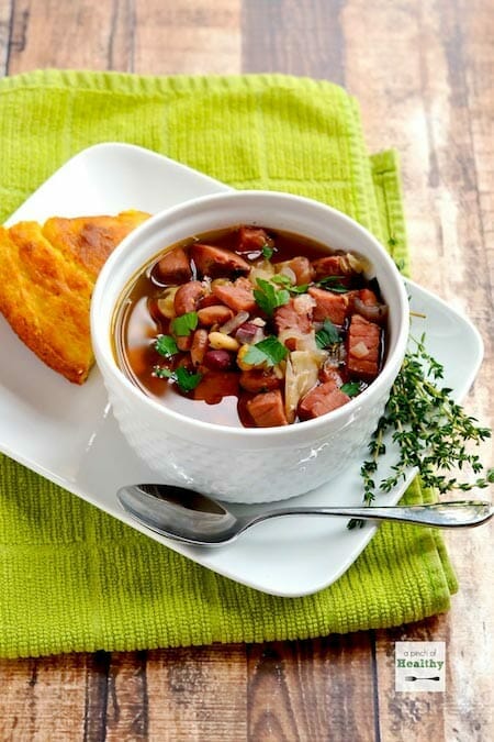 Ham and Bean instant pot soup