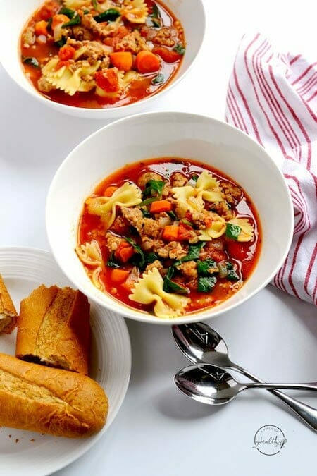 Lasagna instant pot soup