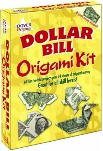 nápady na dárky z peněz - origami
