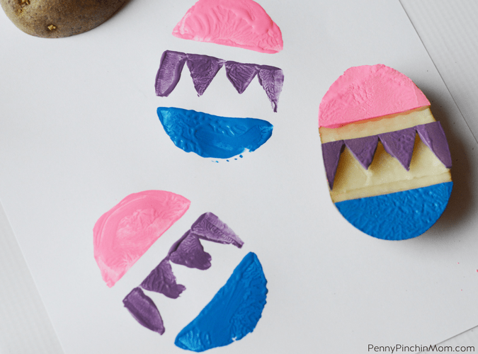 Easter Potato Stamps
