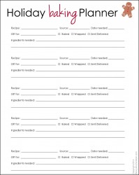 Free Holiday Planning Printables – Gift List, Budget and More!