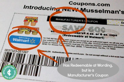 Mfgr Coupon Sample